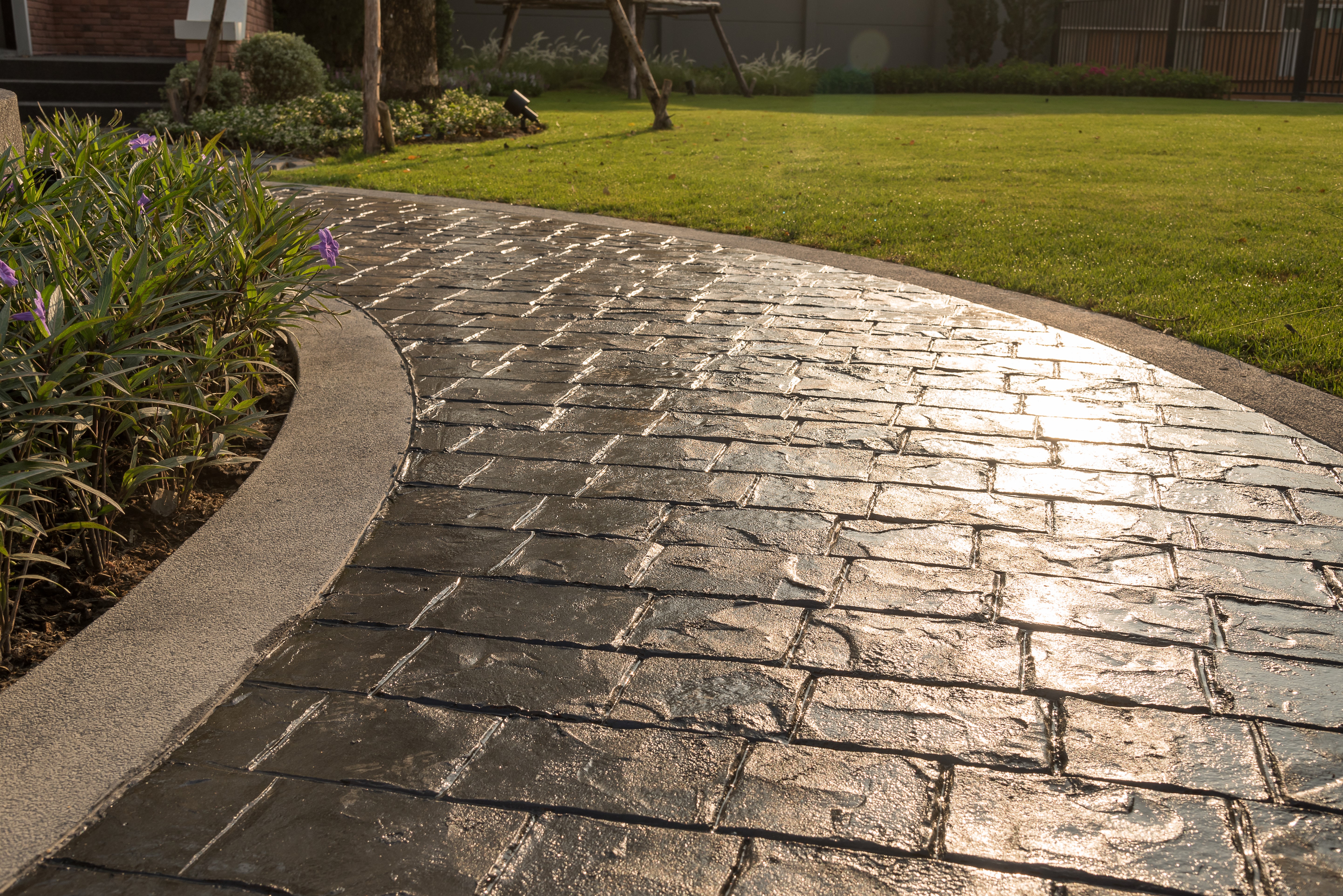 Stamped Concrete concrete installation in Orlando